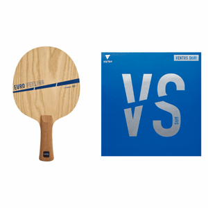 Euro Feeling + Ventus Stiff –מחבט טניס שולחן מקצועי מודבק ומוכן למשחק Euro Feeling + Ventus Stiff –מחבט טניס שולחן מקצועי מודבק ומוכן למשחק