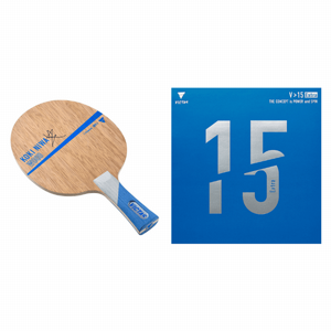 Koki wood + V15 extra – מחבט טניס שולחן מקצועי מודבק ומוכן למשחק Koki wood + V15 extra – מחבט טניס שולחן מקצועי מודבק ומוכן למשחק