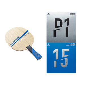 Matsushita + V15 + Curl P1 – מחבט טניס שולחן מקצועי מודבק ומוכן למשחק Matsushita + V15 + Curl P1 – מחבט טניס שולחן מקצועי מודבק ומוכן למשחק